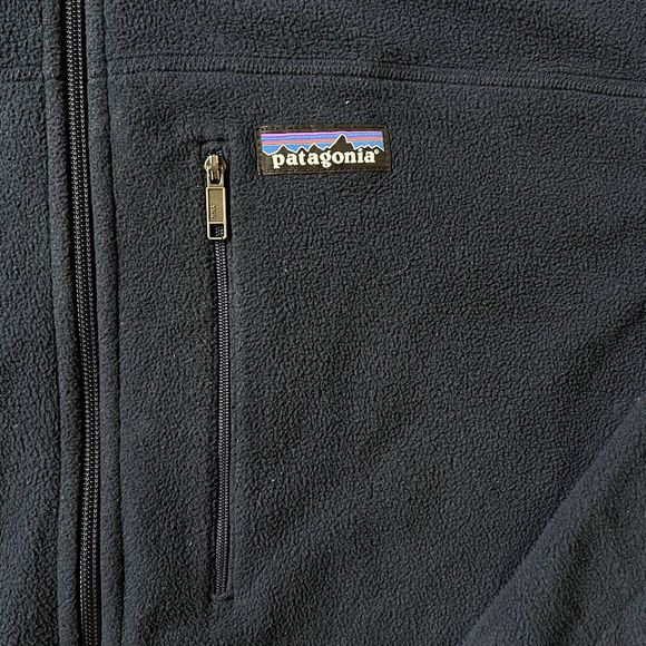 Patagonia Men's Full Zip Fleece Jacket Size Large With Logo - Picture 4 of 5